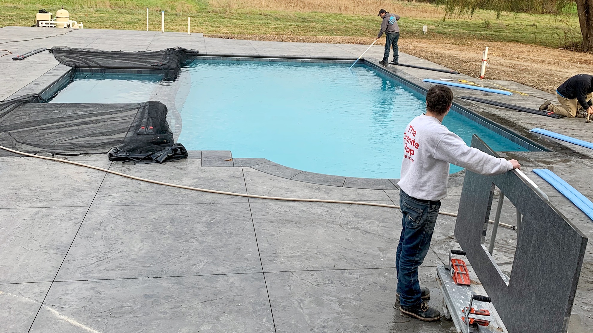 inground swimming pool construction williamsville ny